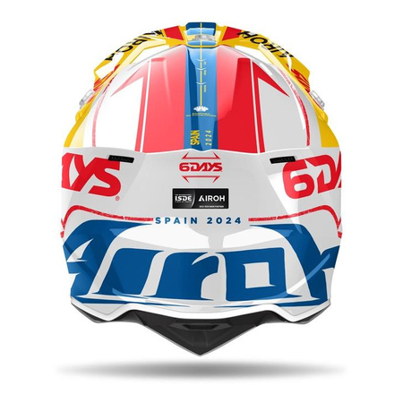 Kask cross AIROH WRAAAP 6DAYS SPAIN 2024 GLOSS