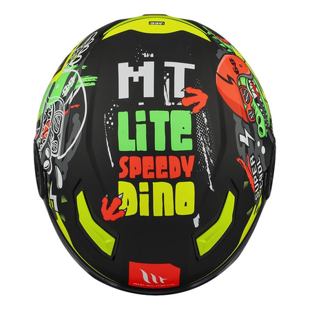 Kask otwarty dziecięcy MT LITE KIDS DINO MATT