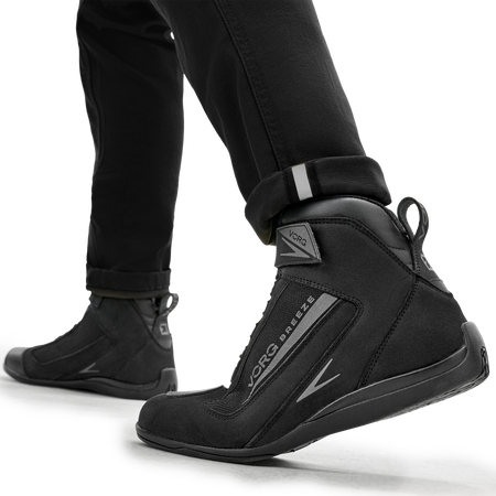 Jeansy motocyklowe VORG REVO BLACK czarny