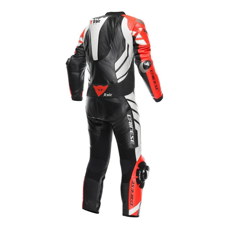 Kombinezon jednoczęściowy DAINESE MUGELLO 3 PERFORATED D-AIR BLACK/RED/WHITE