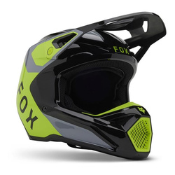 Kask cross dziecięcy FOX JUNIOR V1 LEAN GREY/YELLOW szary żółty