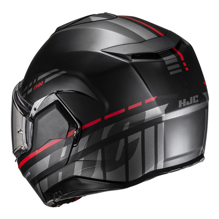 Kask szczękowy HJC I100 SYSMA BLACK/RED