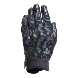 Rękawice miejskie damskie DAINESE UNRULY ERGO-TEK LADY BLACK/TEAL czarny niebieski