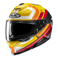 Kask integralny HJC I71 VIZ YELLOW/RED