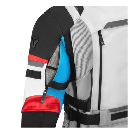 Kurtka tekstylna SECA ARRAKIS III GREY/BLUE/RED
