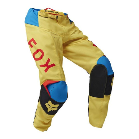 Spodnie cross FOX 180 RACE SPEC PALE YELLOW