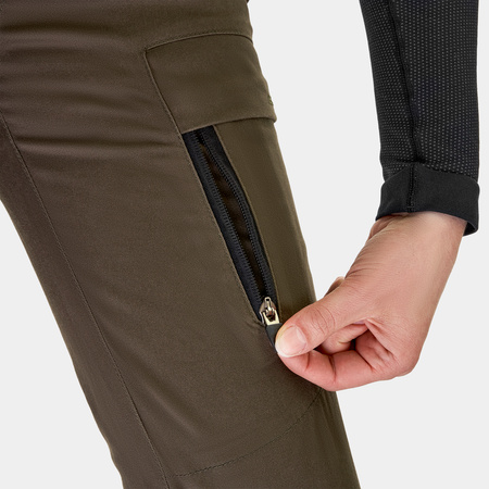 Jeansy motocyklowe damskie SHIMA JOGGSY LADY KHAKI zielony