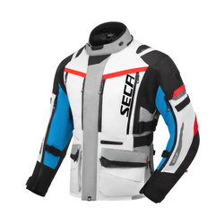 Kurtka tekstylna SECA ARRAKIS III GREY/BLUE/RED