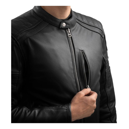 Kurtka skórzana OZONE COLT BLACK czarny