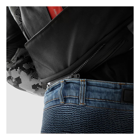 Jeansy motocyklowe REBELHORN VANDAL MONOLAYER WASHED BLUE