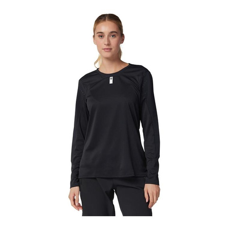 Koszulka rowerowa damska FOX LADY DEFEND Z DŁUGIM RĘKAWEM BLACK