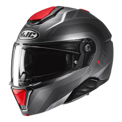 Kask szczękowy HJC I91 ARVEN GREY/RED
