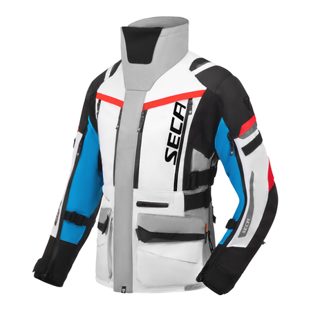 Kurtka tekstylna damska SECA ARRAKIS III LADY GREY/BLUE/RED