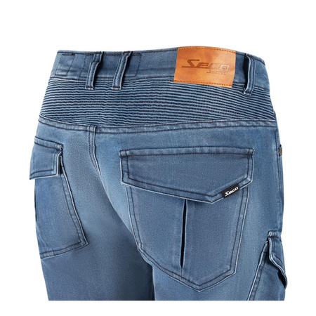Jeansy motocyklowe SECA SQUADRON BLUE
