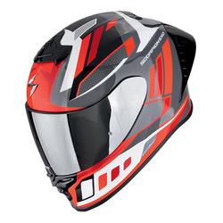 Kask integralny SCORPION EXO-R1 EVO II AIR VITAL GREY/WHITE/RED szary biały czerwony