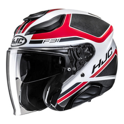 Kask otwarty HJC F31 CERON BLACK/RED