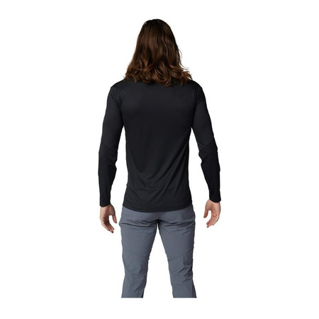 Koszulka rowerowa FOX FLEXAIR PRO Z DŁUGIM RĘKAWEM BLACK czarny