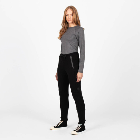 Jeansy motocyklowe KNOX SHIELD JOGGING BLACK czarny