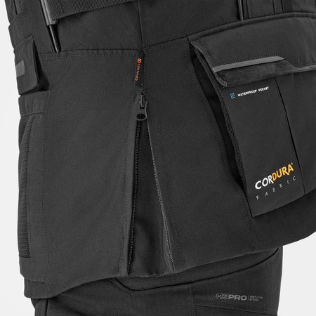 Kurtka tekstylna SHIMA TRACKER BLACK czarny