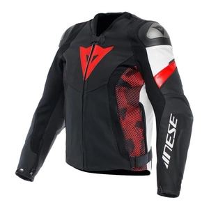 Kurtka skórzana DAINESE AVRO 5 BLACK/RED/WHITE czarny czerwony biały