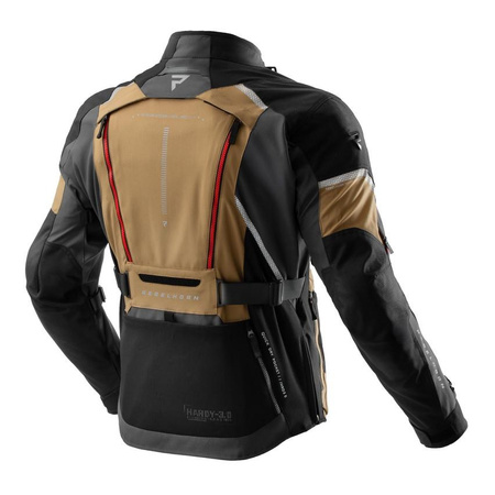 Kurtka tekstylna REBELHORN HARDY 3.0 DESERT/GREY/RED