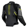 Kurtka skórzana REBELHORN VELOCE BLACK/GREY/FLUO YELLOW
