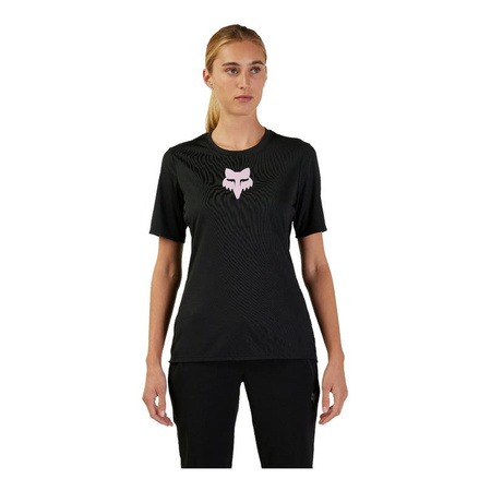 Koszulka rowerowa damska FOX LADY RANGER FOXHEAD BLACK