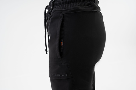 Jeansy motocyklowe damskie SHIMA JOGGSY LADY BLACK