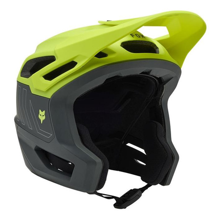 Kask rowerowy FOX DROPFRAME PRO RUNN FLUORESCENT YELLOW