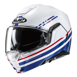 Kask szczękowy HJC I100 SYSMA WHITE/BLUE
