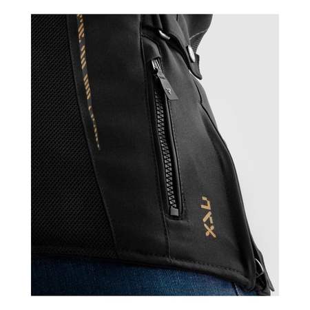 Kurtka tekstylna damska REBELHORN JAX LADY BLACK/GOLD czarny złoty