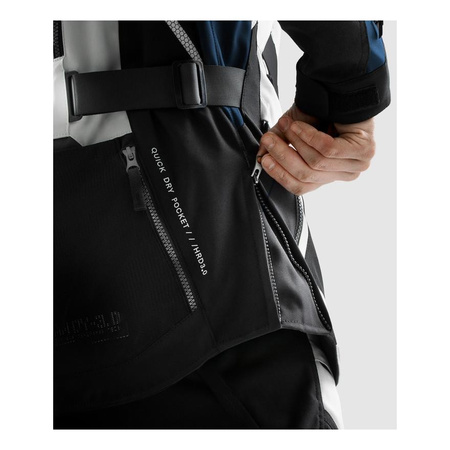 Kurtka tekstylna REBELHORN HARDY 3.0 BLUE/GREY/RED niebieski szary czerwony