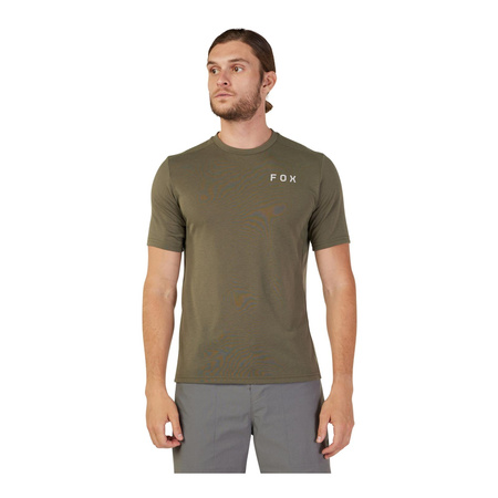 Koszulka rowerowa FOX RANGER DRIRELASE ALYN OLIVE GREEN
