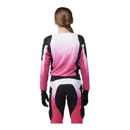 Spodnie cross dziecięce FOX JUNIOR GIRLS 180 LEAN BLACK/PINK