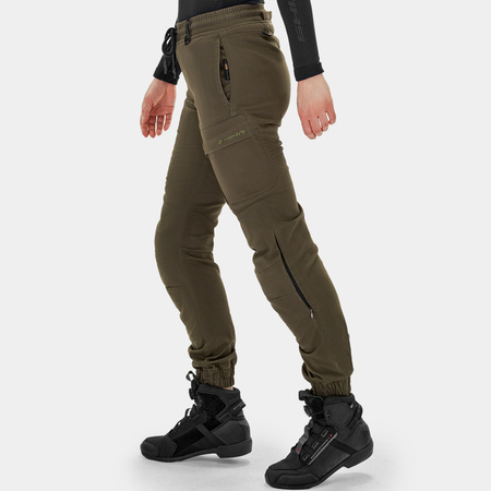Jeansy motocyklowe damskie SHIMA JOGGSY LADY KHAKI