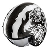 Kask otwarty HJC V31 FLAME WHITE/BLACK