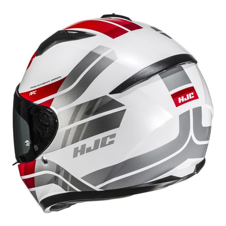 Kask integralny HJC C10 HIPER WHITE/RED