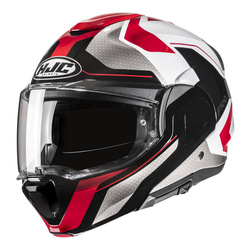 Kask szczękowy HJC F100 BIOS RED/BLACK