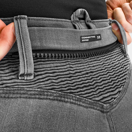 Jeansy motocyklowe damskie SHIMA ZENITH LADY GREY