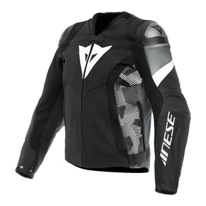 Kurtka skórzana DAINESE AVRO 5 BLACK/WHITE/ANTHRACITE czarny biały grafitowy