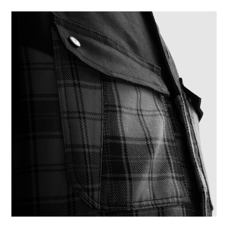 Koszula motocyklowa REBELHORN SHIFTER BLACK/GREY czarny szary