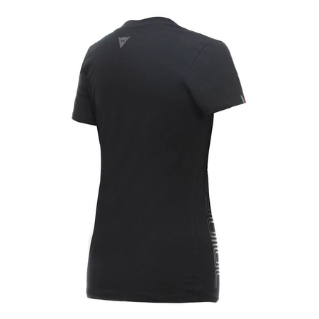 Koszulka T-shirt damski DAINESE ANNIVERSARY LADY BLACK czarny