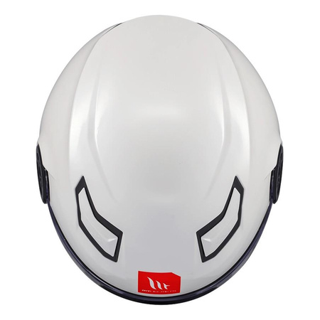 Kask otwarty dziecięcy MT LITE KIDS SOLID GLOSS WHITE