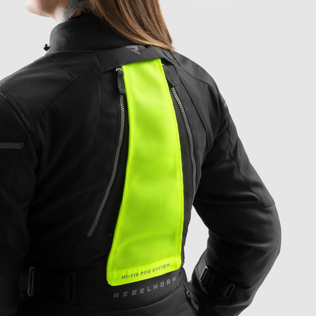 Kurtka tekstylna damska REBELHORN HARDY 3.0 LADY BLACK czarny