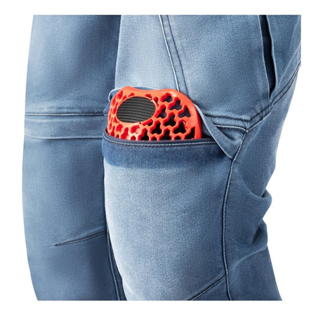 Jeansy motocyklowe SECA SQUADRON BLUE niebieski