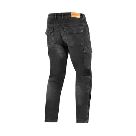 Jeansy motocyklowe SECA SQUARE II BLACK czarny