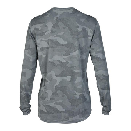 Koszulka rowerowa FOX RANGER Z DŁUGIM RĘKAWEM TRU DRI CLOUD GREY szary
