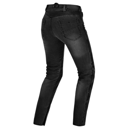 Jeansy motocyklowe damskie SHIMA ZENITH LADY BLACK