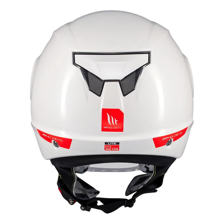 Kask otwarty dziecięcy MT LITE KIDS SOLID GLOSS WHITE