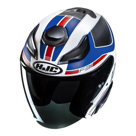 Kask otwarty HJC F31 CERON BLACK/WHITE
